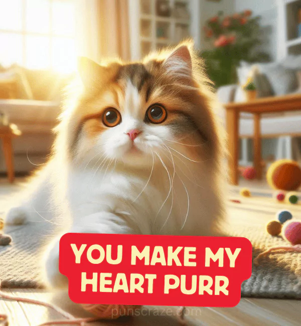 191 Funny Cat Puns That will Make You Laugh & Purr With Joy 3 Cat Puns About Love