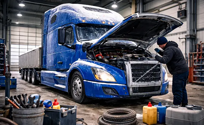 Why Volvo Trucks Need Extra Attention in Late Winter Winter Wear Points